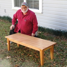 Woodworking--table for Matt, ca2008