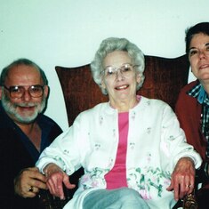 Fran with Rose and Mary, 2001