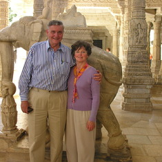 Frank and Mimi in India