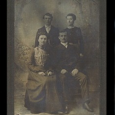 Dad's Father Frank Bishop's with his Siblings