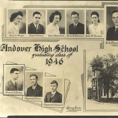 Dad's 1947 Andover High School Graduating Class