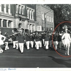 Mom leading the CMSU Band (far right)