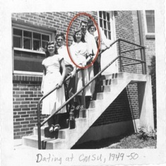 Mom and Dad dating in College at CMSU 1949-50