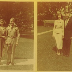 Mom and Dad got married while Dad was on leave from the Army (Prior to his overseas tour)