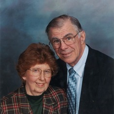 Mom and Dad's Faith Lutheran Church Portrait
