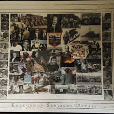 Emergency Services Detail Collage Dad Made Respresenting 1966-1975