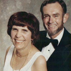 Mom & Dad (During Dad's Abe Lincoln Look Alike Days)