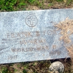 Frank B Fox headstone