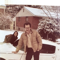 Frank and I with our snazzy 1981 Firebird 
