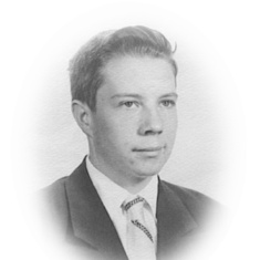Frank,s photo for '55 Waltham High School yearbook