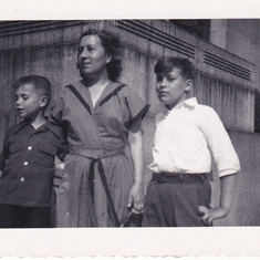 1952 Bill, Lillian (mom) and Francis Marotta