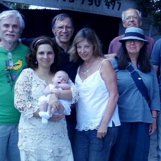 Frank, Ana and Teresa, Robert, Janet, Viki, David, Portugal family trip Summer 2014
