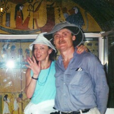 In a cool tomb, Egypt c. 1999