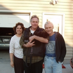 Cheryl and Dave Vermilya with Frank