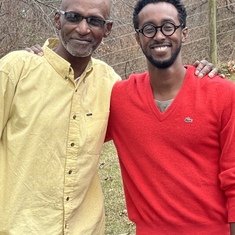 Frank and his nephew Abdi