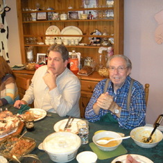 Dad and Jim Thanksgiving 2010