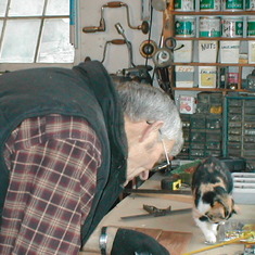 December 24, 2005, Dad and Pounce