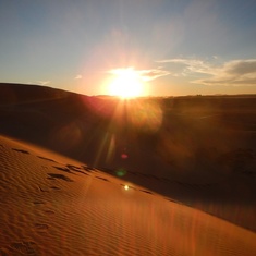 December 11, 2018. Sahara Sunset, Morocco