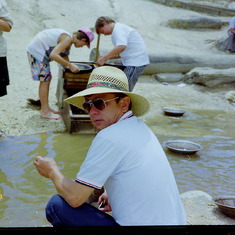 Panning for gold!