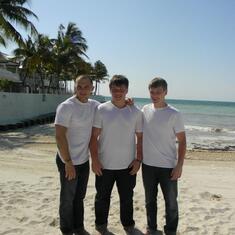 Frankie, Mike, & Mark in Key West