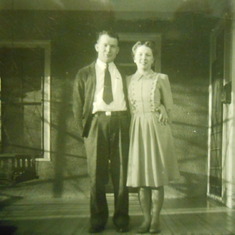 Frank and Evelyn Mayfield ca. 1948