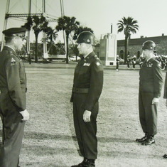 Left to Right:
General Hoag, Frank Mayfield, Capt. Sands, Lt. Cole ca. 1949