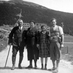 Mom with parents and brother