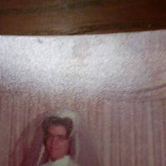 LINDA DALE BULLOCH 02-05-1977 WEDDING PICTURE TO STANFORD T DENBY ON DADDY BIRTHDAY
