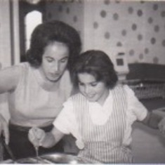 Helen Bashford Kennet and Celia her daughter