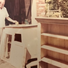 Dad did everything he could for his kids. Refinishing furniture was one of his skills!