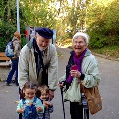 At the Zoo in Basel in October 2014, when we met for the last time.