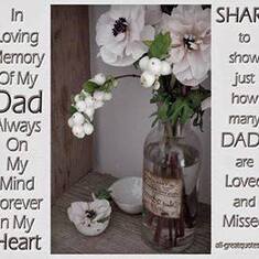 loving memory of dad