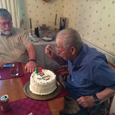 Dad's 85th Birthday celebration, April 6, 2014