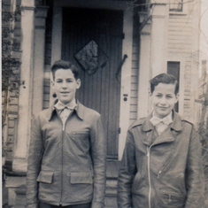 Dad on left and Brother Uncle Bobby