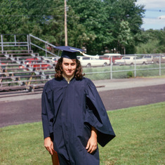Dad's photo of Fred's High School Graduation 1972