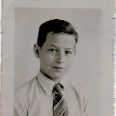 Dad as young boy