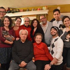 Christmas 2015-left to right- Alvin,Trisha,Tirzah,Rudy Jr., Amie, Freddie, David, Carla, Rudy Sr., Titina, Brandon.