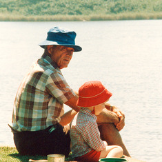 Fishing with Fredrick on the Zinkwazi Lagoon, 1986