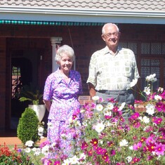 Luthergarten in Pietermaritzburg. Both Fritz and Mine were very proud of their garden