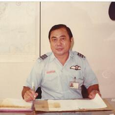 Dad's Singapore Air Force Office Desk