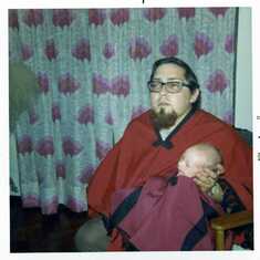 1972 10 2 DAD & SON IN SALTA PONCHOS