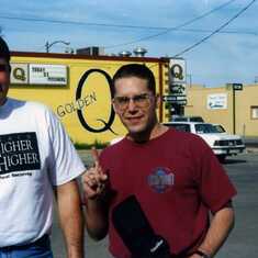 1995 DANIEL & GABE AT GOLDEN Q