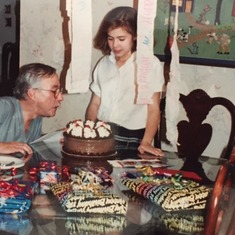 1994 - Gabe's birthday with Christina