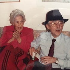 1993 - Christmas in Bogota, (Gabe and his great-aunt Carlota Restrepo)