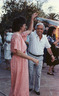 Osman & Gail dancing at the wedding reception for Cheryl & Mikel, at Gail's house in Tucson, May 1990.