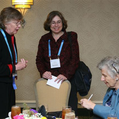 Gail, Donna Winham, Charlotte Neumann 2009 EB Fellows Luncheon