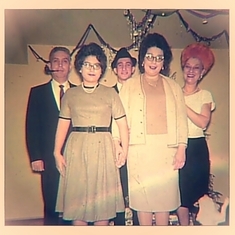 4 - The Ferrara Family Portrait - with father Frank and mother Mildred, sister Susie and brother Bruce. I'm guessing circa 1960s.