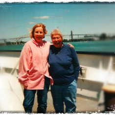 41 - With lifelong friend Nancy in Lewes, DE on one of their many wonderful visits together.