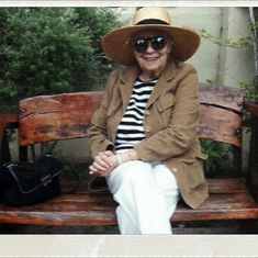 71 - I asked her to sit on this bench in SoCal for a photo because I knew she would look so beautiful!