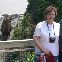 Gale and Carl at the Bay of Fundy, 2008